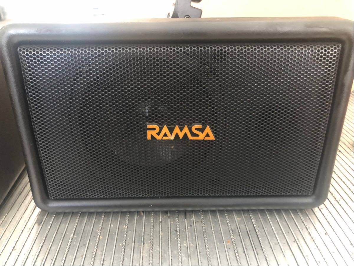 RAMSA 業務用　店舗用スピーカー 送料込！ 千葉】中古 スピーカーシステム 2個セット 160W RAMSA 店舗用 業務用