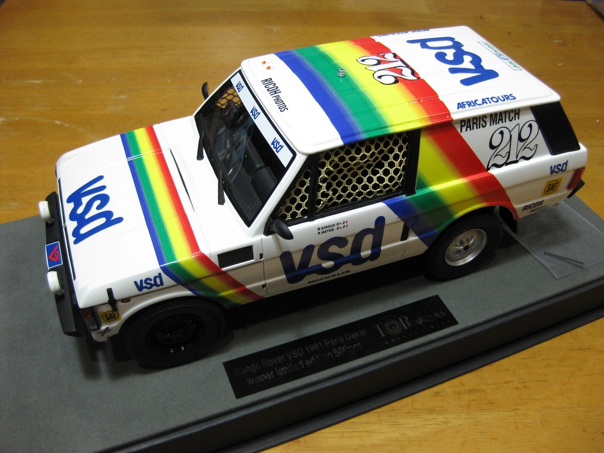 TopMarques】1/18 RANGE ROVER Paris-Dakar-Rally Winner 1981 レンジ 