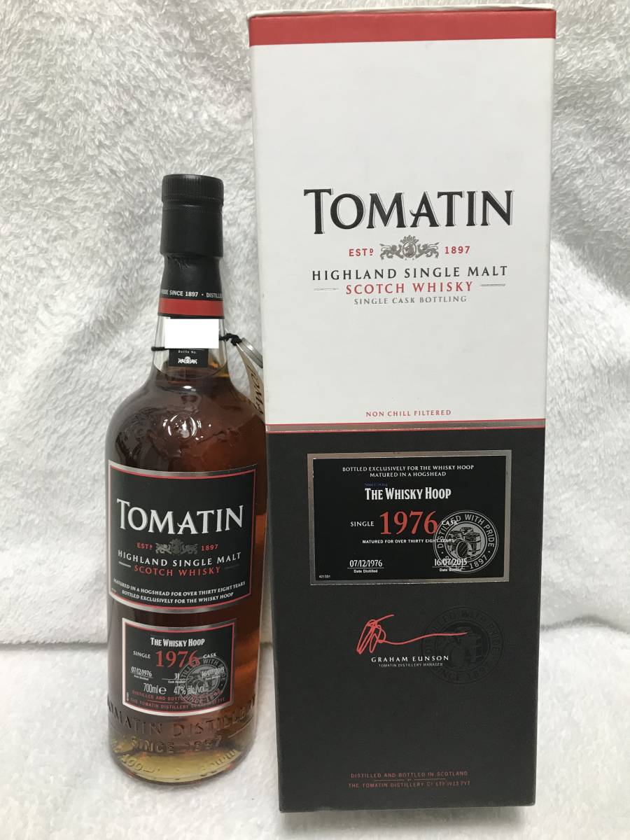 新品】トマーティン TOMATIN 1976-2015 38年 OB for THE WHISKY HOOP
