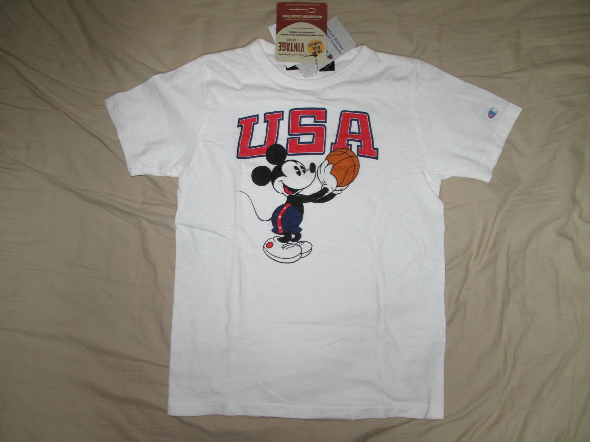 新品 新品 Champion ミッキーマウス Rochester Collection Tシャツ ディズニー 半袖 チャンピオン ロチェスター コレクション の落札情報詳細 ヤフオク落札価格情報 オークフリー スマートフォン版
