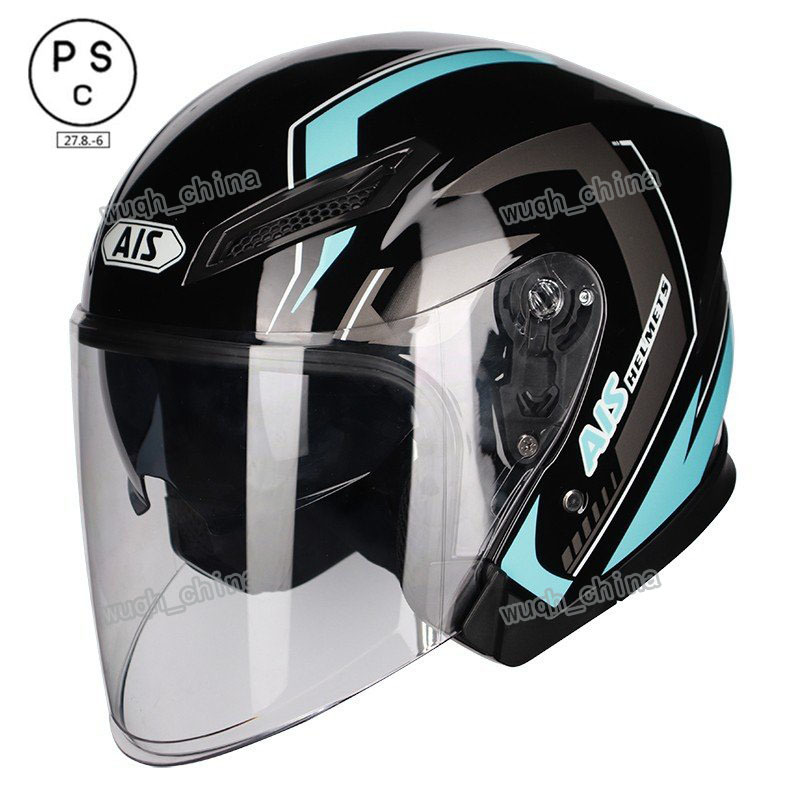 新品 Ais良質ハーフヘルメット 半帽インナーバイザー付き おしゃれ バイクヘルメット 男女兼用 日焼け止め安全認証 Pscマーク付き Xl の落札情報詳細 ヤフオク落札価格情報 オークフリー スマートフォン版