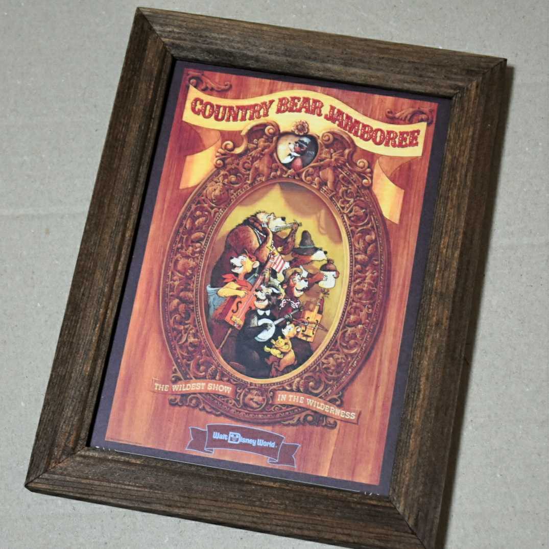 新品 新品未使用 カントリーベアシアター アトラクション ポスター ポストカード ディズニーワールド フレーム付 カントリーベア ウエスタン の落札情報詳細 ヤフオク落札価格情報 オークフリー スマートフォン版