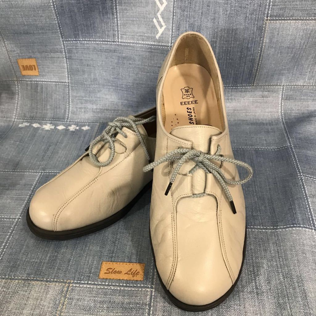 G0779 Rose Shoes コンフォートシューズ カジュアルシューズ 日本製 レディース 靴 本革 レザー 25 0cmeeeee 幅広 ゆったり の落札情報詳細 ヤフオク落札価格情報 オークフリー スマートフォン版