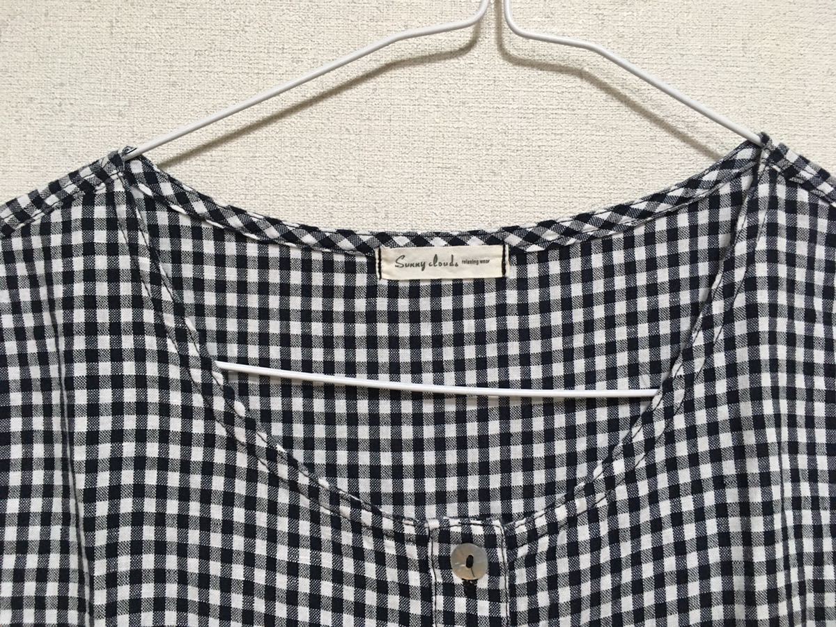 Sunny Clouds サニークラウズ 半袖コットンリネンギンガムチェックシャツワンピース Mp 美品 ナチュラル の落札情報詳細 ヤフオク落札価格情報 オークフリー スマートフォン版