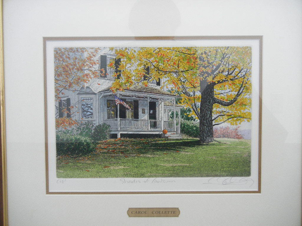 新入荷＊ 人気銅版画 キャロルコレット(CAROL COLLETTE)「EARLY AUTUMN