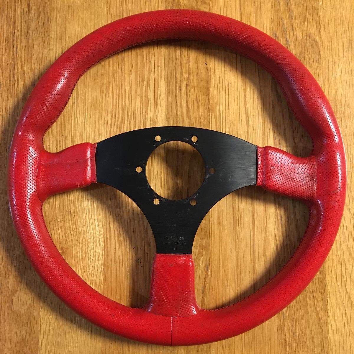 ATC SPRINT R スプリントR レッドレザー ステアリングホイール