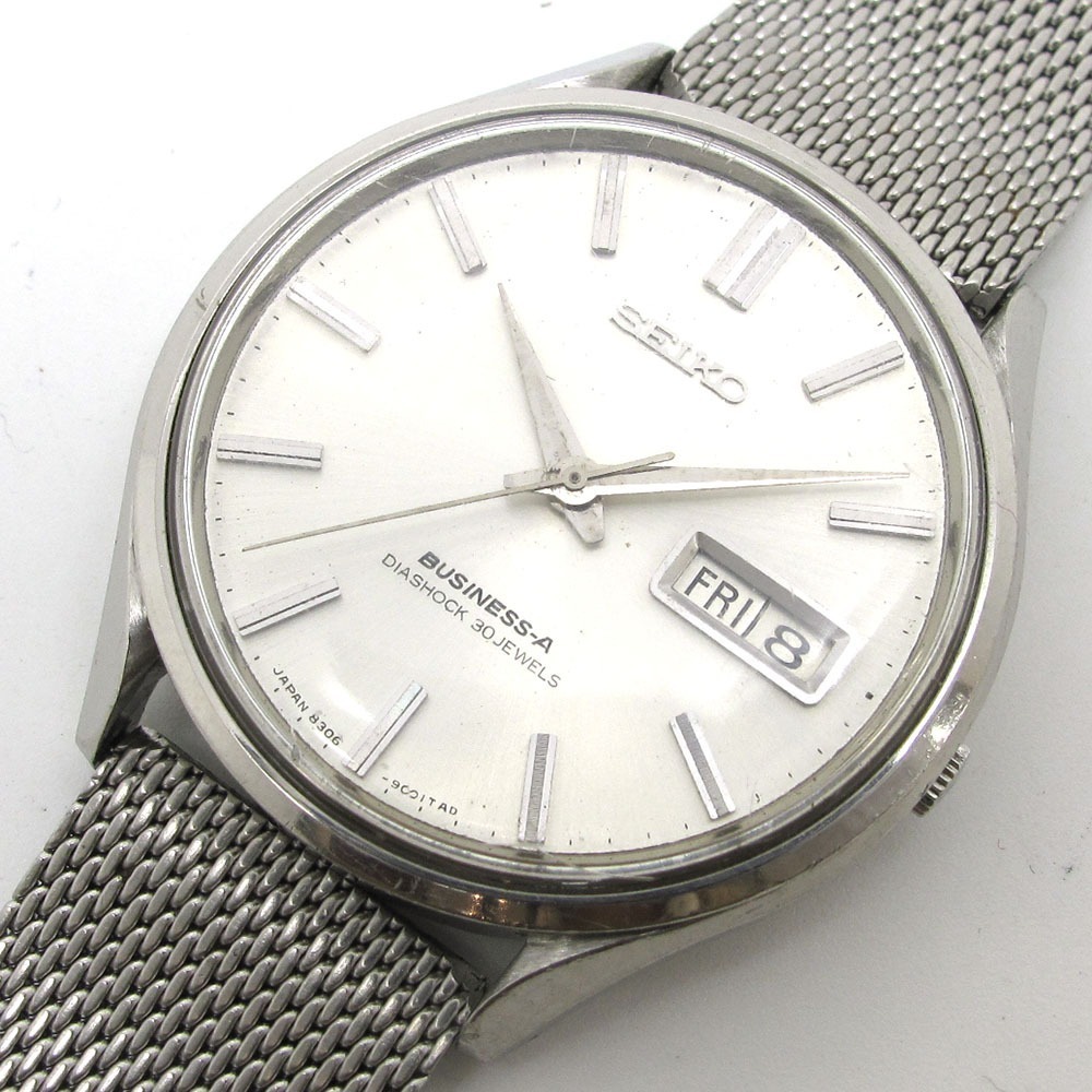 ジャンク SEIKO(セイコー)BUSINESS-A DIASHOCK 30石 ビジネスA 8306