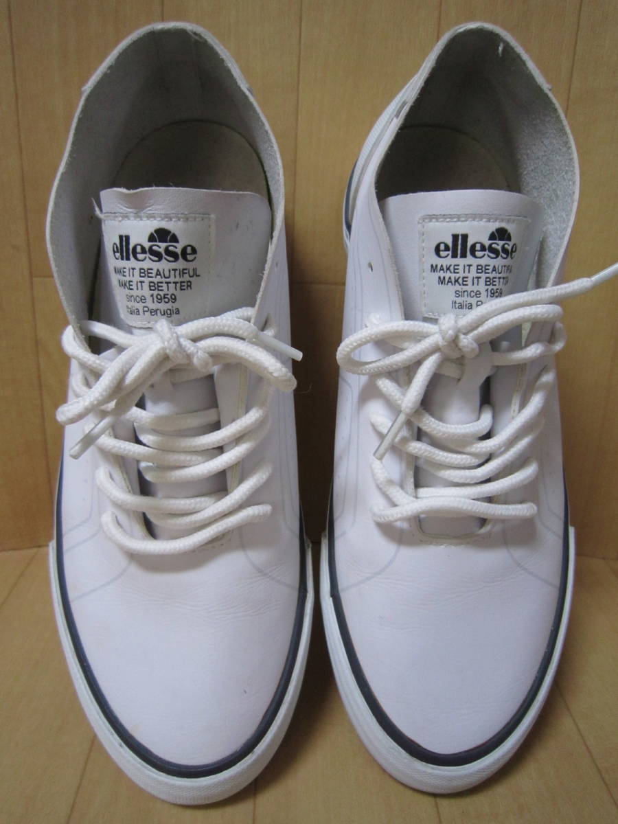 学者 改善する 骨の折れる エレッセ スニーカー 白 Photospire Org