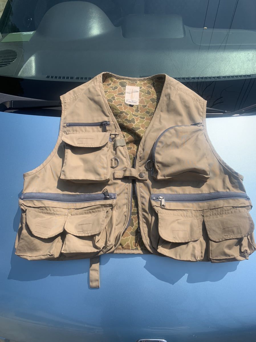 Foxfire フィッシングベスト フライベスト フォックスファイヤー 迷彩