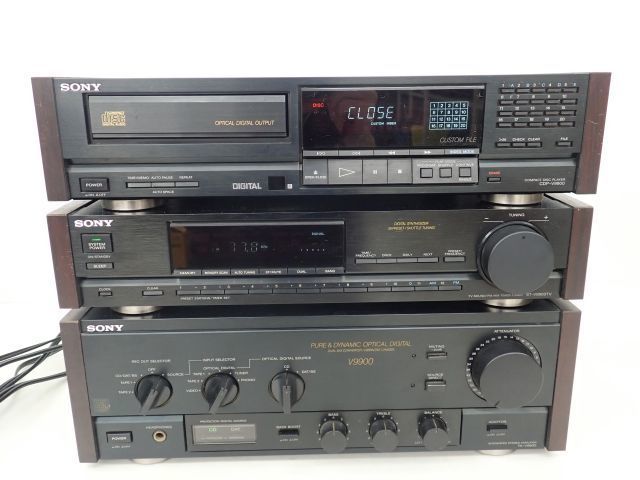 SONY ミニコンポ Libertyシリーズ CDP-V9900 ST-V9900TV TA-V9900