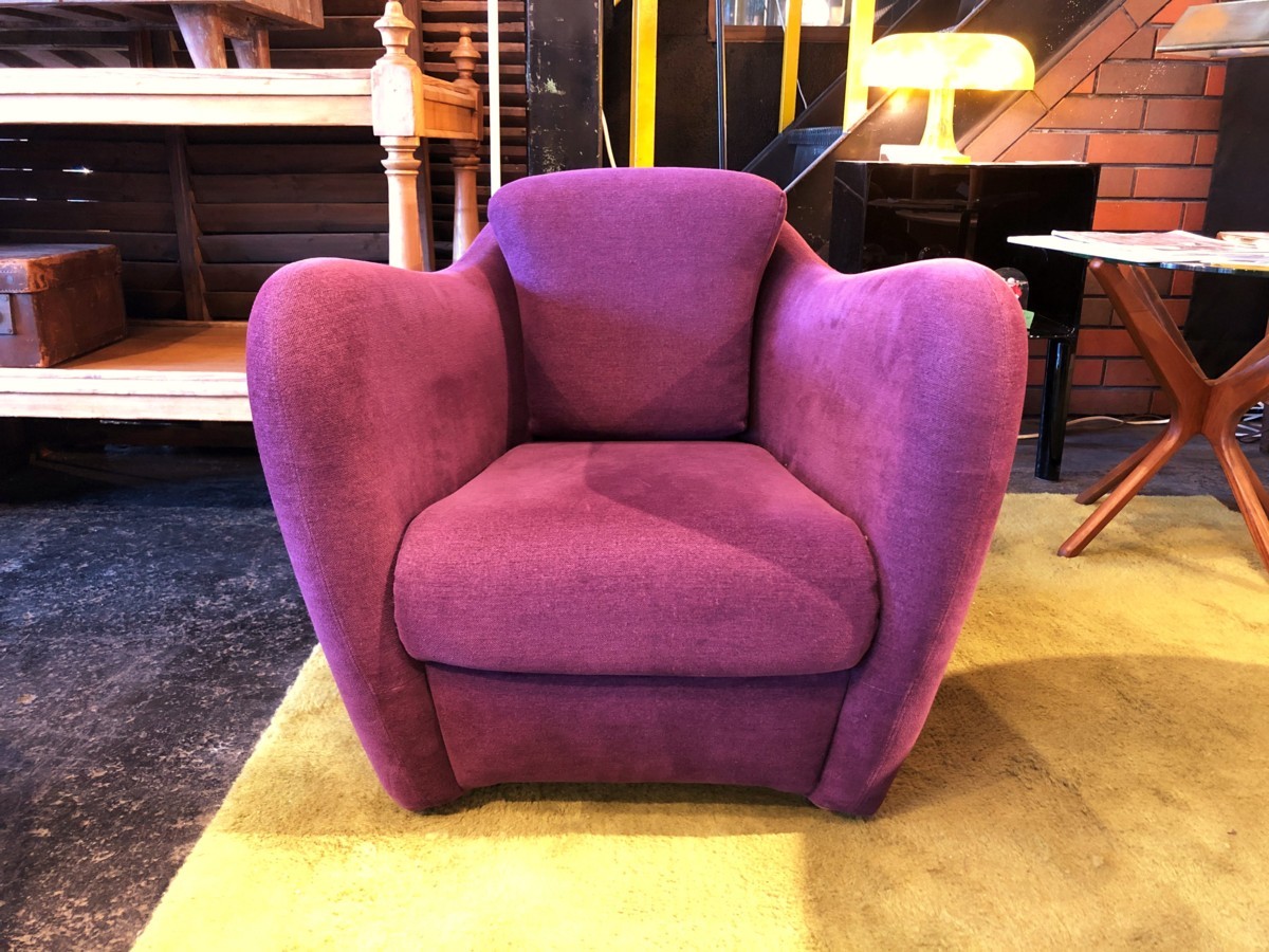 IDEE イデー ミニミラーアームチェア パープル ソファ 椅子 MINI