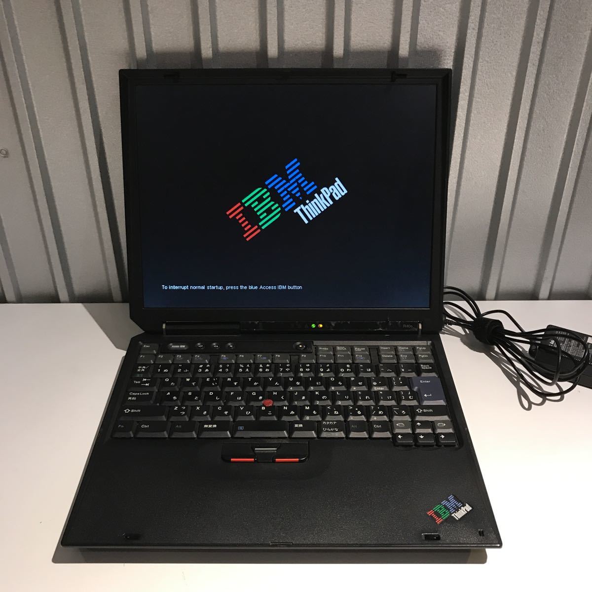 希少】レア品 IBM 14型 ノートパソコン PC ThinkPad R40e アダプター付