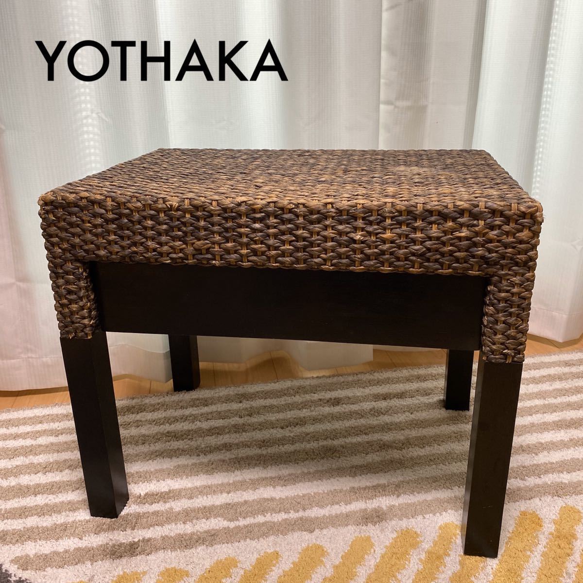 YOTHAKAサイドテーブルアジアン家具ウォーターヒヤシンス