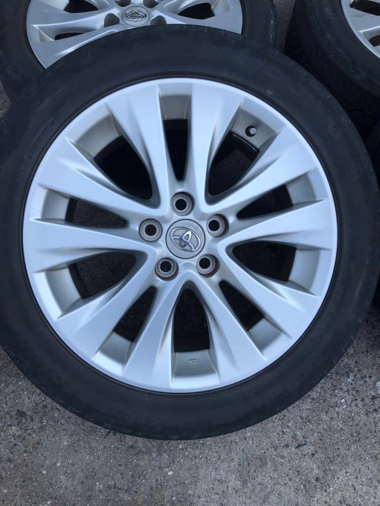 トヨタ 純正アルミホイール 系 アルファード ヴェルファイア 235 50r18 ブリジストン レグノ 18 7 5 45 5h 114 3 4本セット Y の落札情報詳細 ヤフオク落札価格情報 オークフリー スマートフォン版