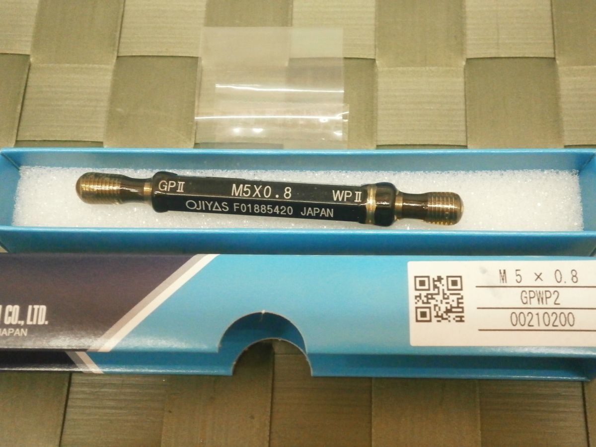 即決 未使用 OJIYAS オヂヤセイキ ネジプラグゲージ PT1/8-28 管用テーパねじゲージ PT プラグ OJIYAS オヂヤセイキ ネジリングゲージ M100 P2.0 GR2。 中古美品 測定