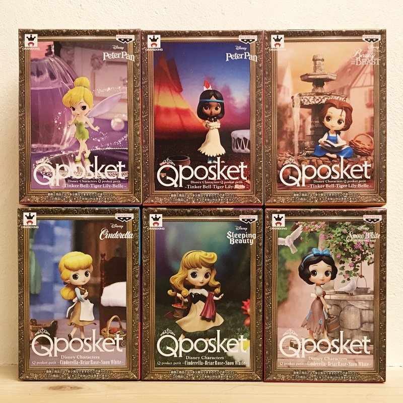 新品 Disney Characters Q Posket Petit ティンカー ベル タイガー リリィ ベル シンデレラ オーロラ姫 白雪姫 6種セット の落札情報詳細 ヤフオク落札価格情報 オークフリー スマートフォン版