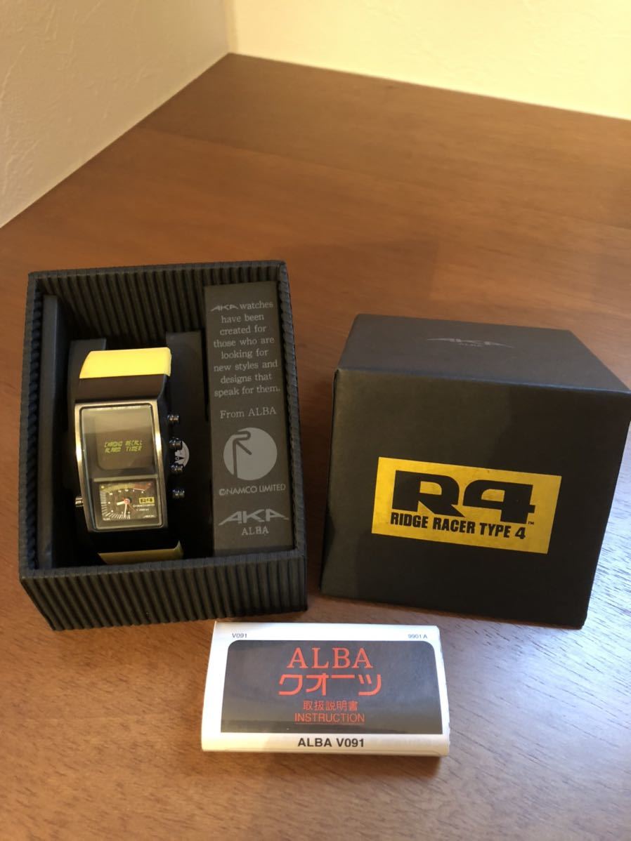 リッジレーサー R4 RIDGE RACER TYPE 4 腕時計 ALBA 新品】SEIKO