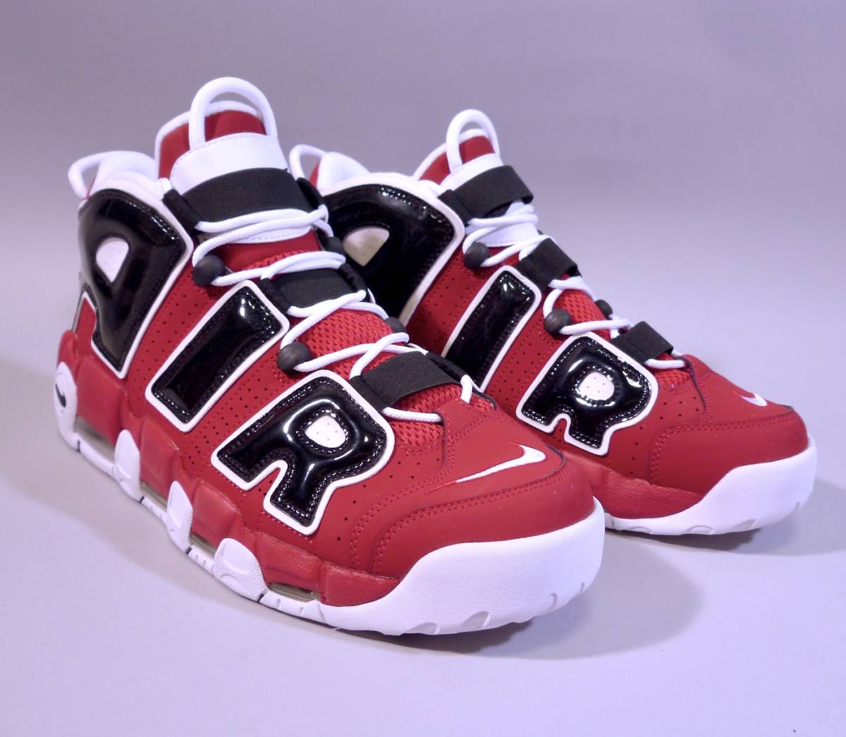 新品 本物 17年 Nike Air More Uptempo Varsity Red 超希少us12 30cm 新品未使用 エアモアアップテンポ 赤白黒 モアテン の落札情報詳細 ヤフオク落札価格情報 オークフリー スマートフォン版