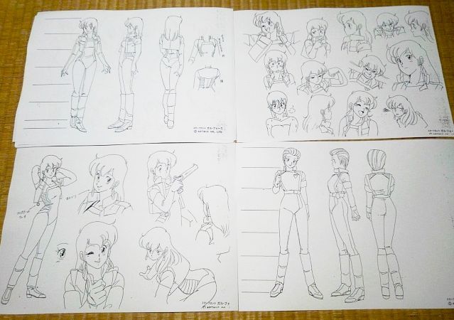 設定資料 ガルフォース アニメ セル画 資料系 園田健一の落札情報詳細