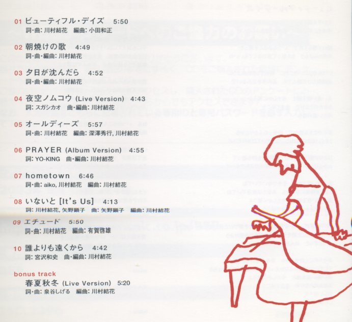 川村結花 アラウンド ザ ピアノ ユーズドcd帯なし の落札情報詳細 ヤフオク落札価格情報 オークフリー スマートフォン版