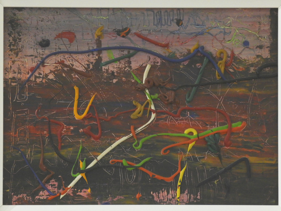 加部正義 ルイズルイス加部 抽象絵画/ゴールデンカップス ピンク