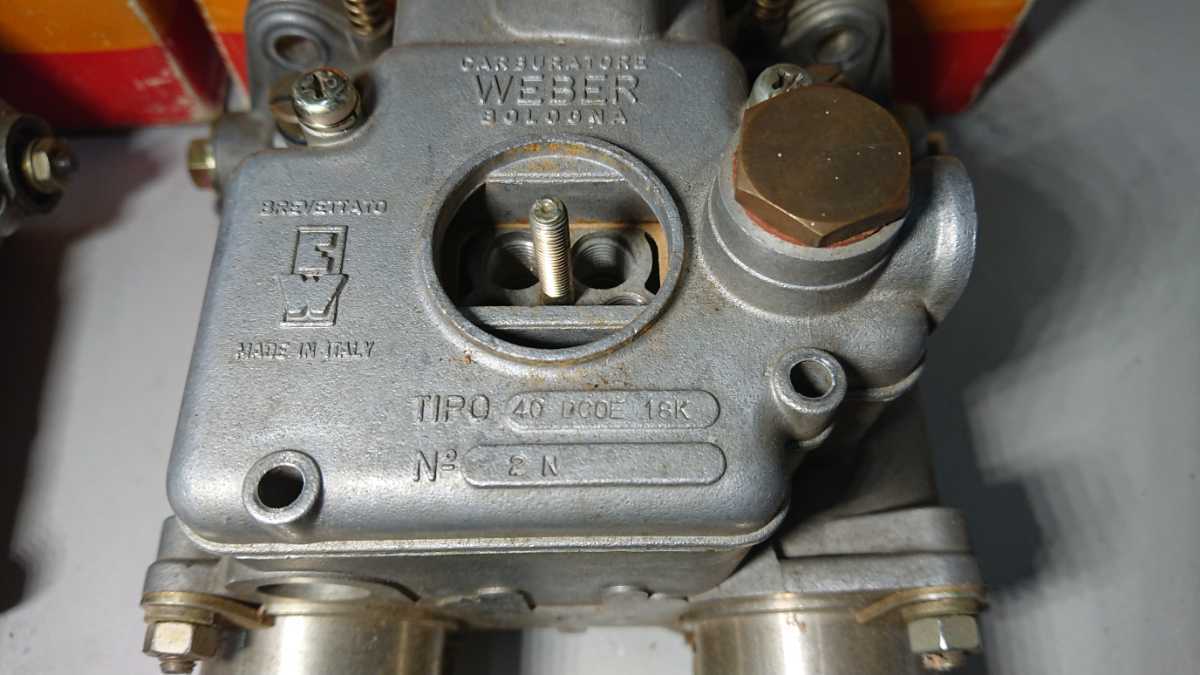 ウェーバーキャブレター40Φジャンク旧車当時物