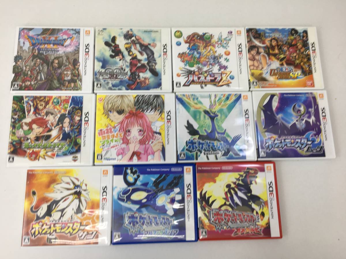 1円スタート ３dsソフト11本セット ポケモンオメガルビー ポケモンアルファサファイア 他 動作未確認 中古品 の落札情報詳細 ヤフオク落札価格情報 オークフリー スマートフォン版