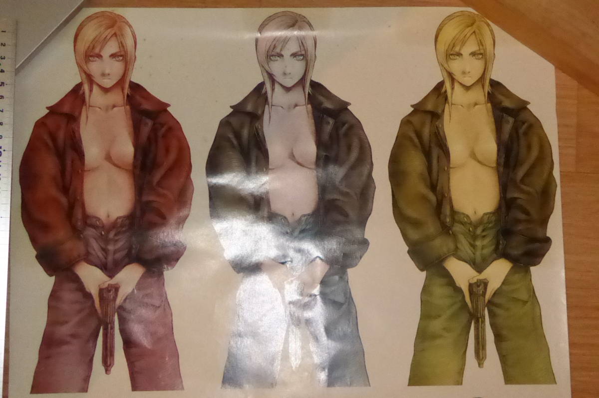 PS パラサイト・イヴ2　販促用ポスター　非売品　野村哲也　スクウェア Amazon.co.jp: [Not Displayed][Delivery Free]1998 Game