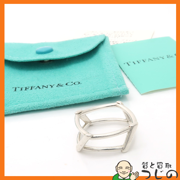 ◇1円～◇ T&Co. ティファニー シルバーリング 925 トルク フランク
