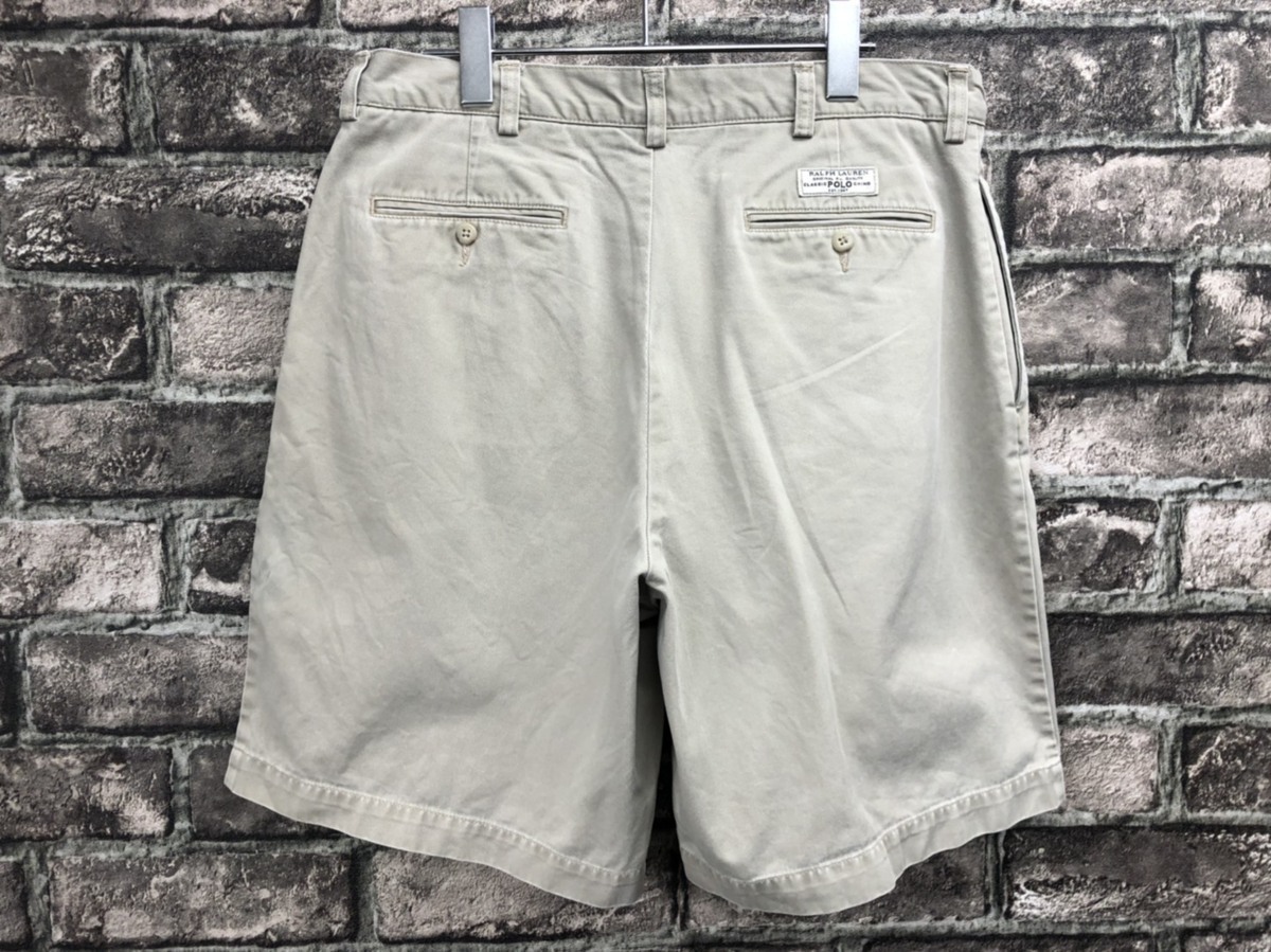 Usa古着 ポロ ラルフローレン W34 半ズボン クラッシックチノ ボトムス ハーフパンツ チノパン ツータック 短パン アメリカ古着 の落札情報詳細 ヤフオク落札価格情報 オークフリー スマートフォン版