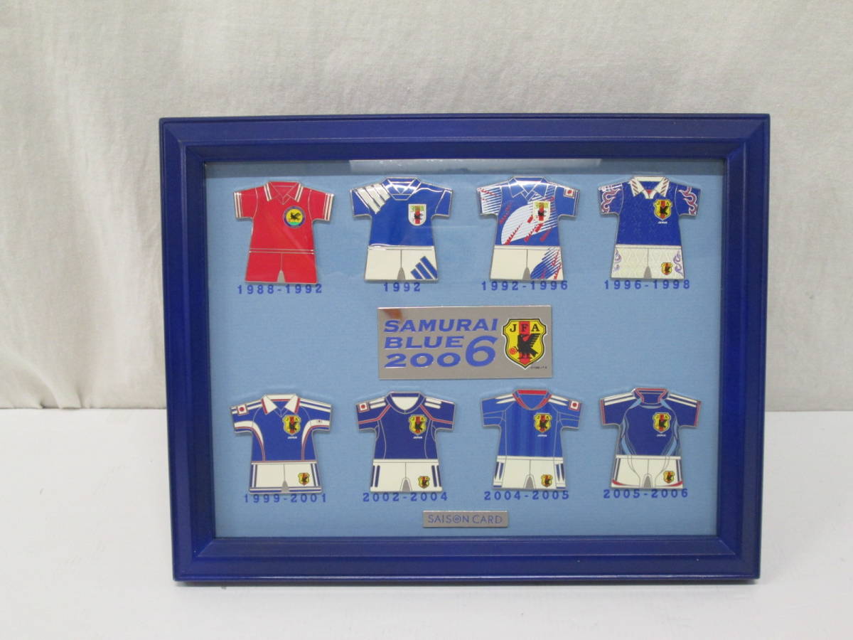 T0528-2Y/ サムライブルー サッカー 日本代表 ユニフォーム ピンバッジ