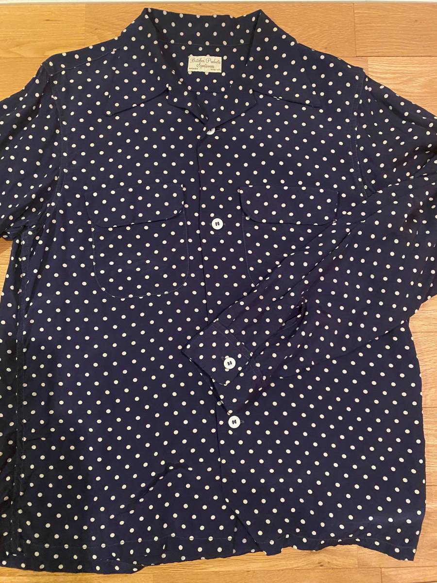 At last&co Butcher productsドットシャツ atlast&co ブッチャープロダクツアットラスト ドットシャツ