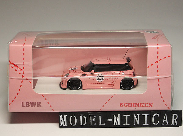 新品】Sold Out!限定品!LBWK 1/64 ミニクーパー MINI Cooper Pink