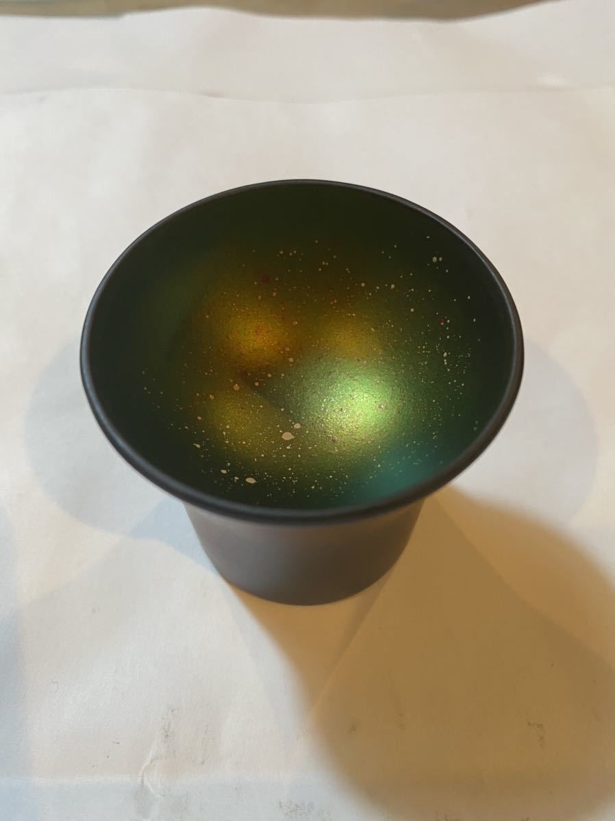 新品】【新品未使用】宙cocoro 一番人気の緑 希少 貴重 酒器 お猪口 