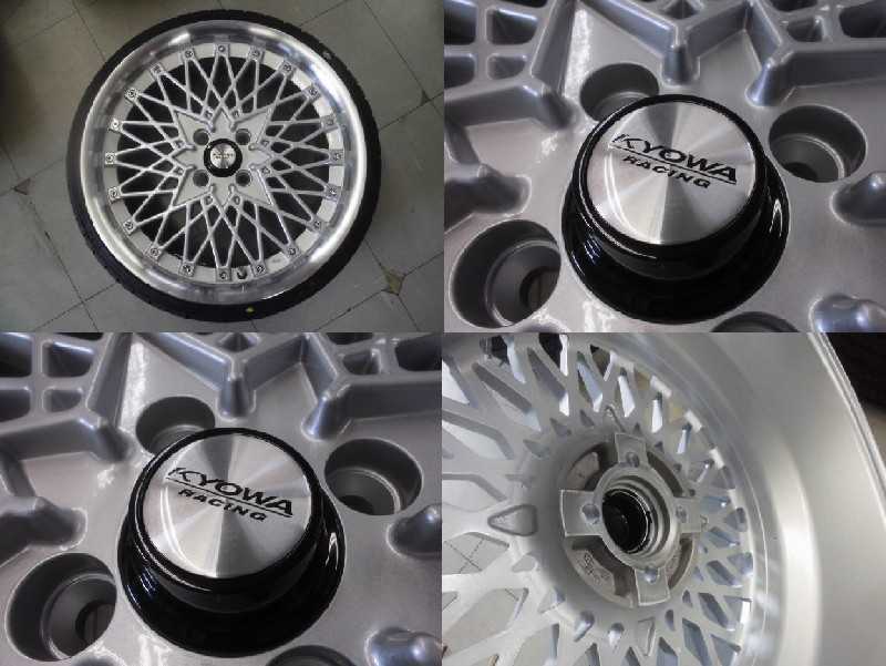 新品】未使用！KR745/17インチ4本 KYOWA 7J +40 PCD100 165/40R17