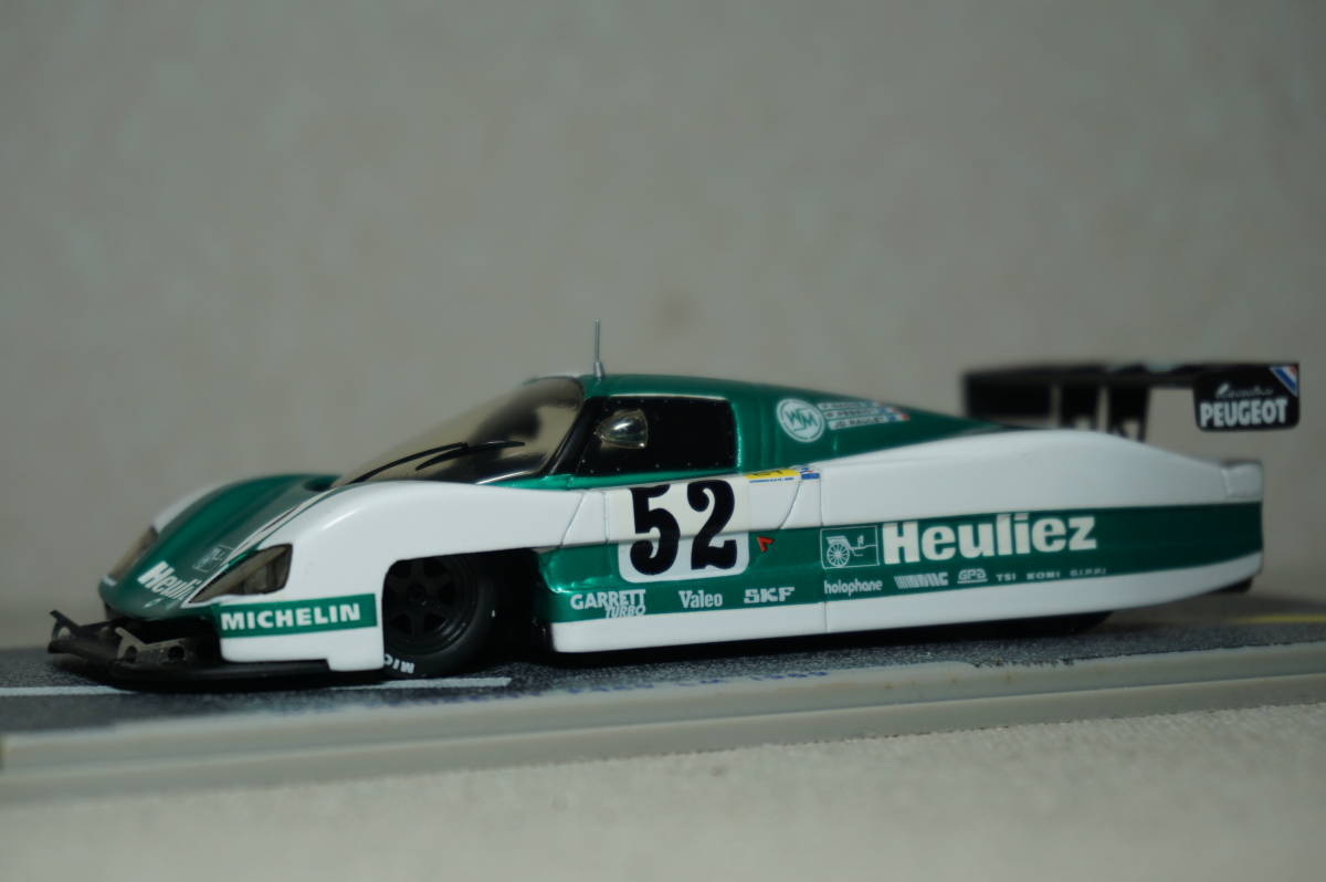 1/43 ルマン 最高速チャレンジ BizarRe WM Secateva P489 Peugeot #52 1/43 ルマン 最高速チャレンジ BizarRe WM Secateva P489 Peugeot #52