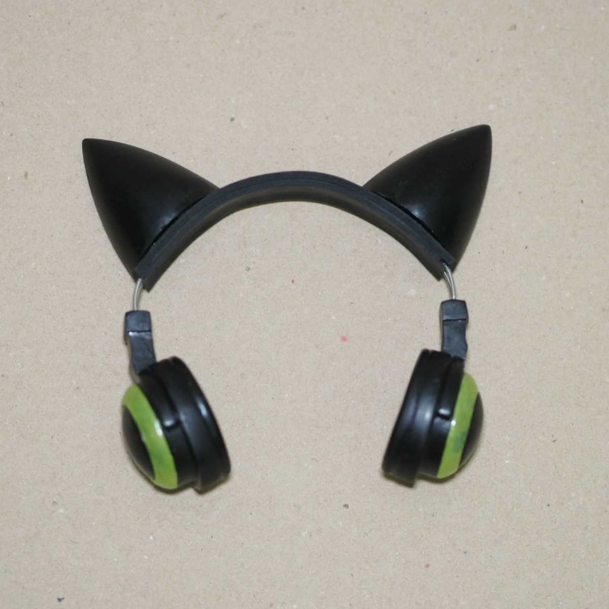 1/3ドール、SD DD MDDサイズ ネコミミヘッドホン パープル ドルフィー