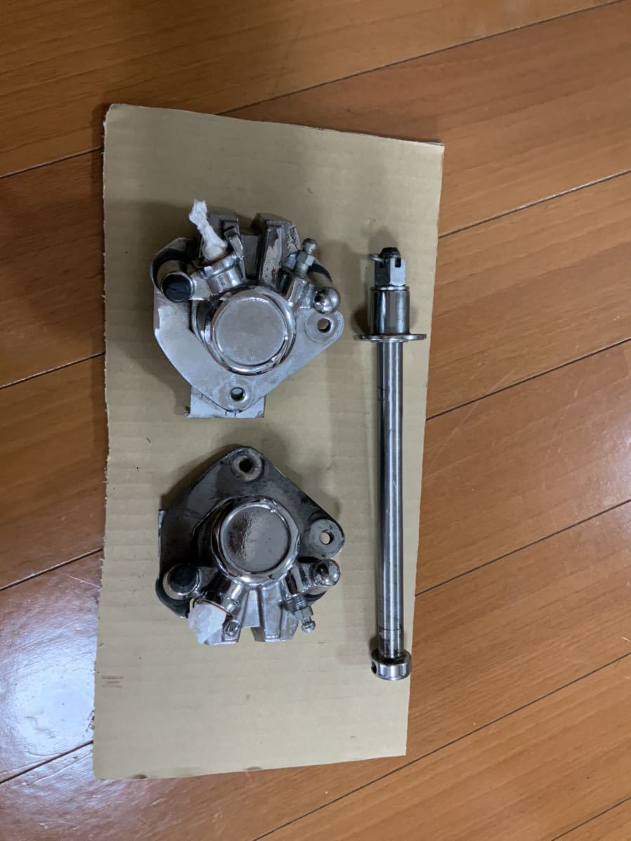 GS400 片アンチ ダブルディスク フロントフォーク GSX400E GSX400F の ...
