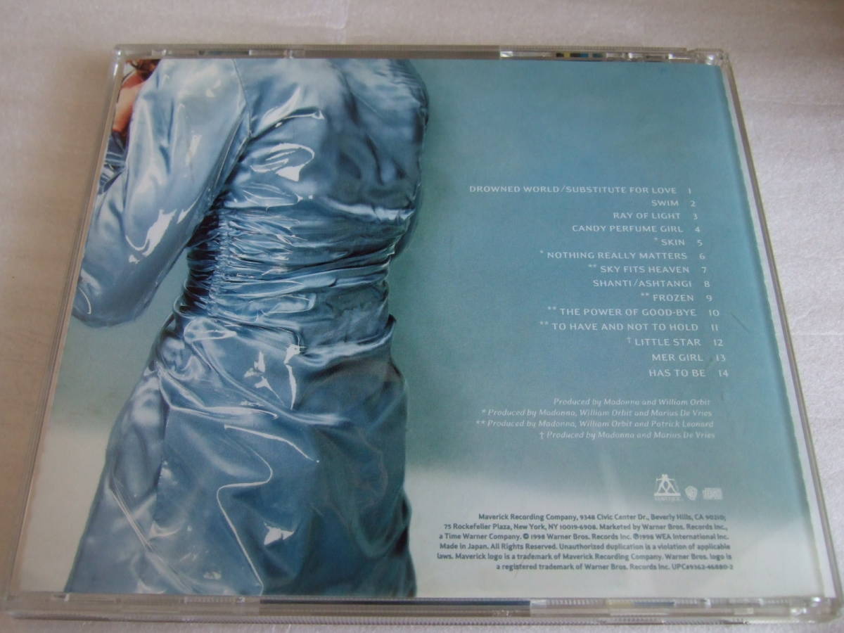 マドンナ レイ オブ ライト 7thアルバム 国内盤 Madonna Ray Of Light 帯あり の落札情報詳細 ヤフオク落札価格情報 オークフリー スマートフォン版