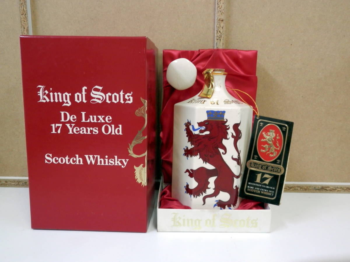 MASON'S 未開栓 King of Scots De Luxe 17年キングオブスコッツ 陶器