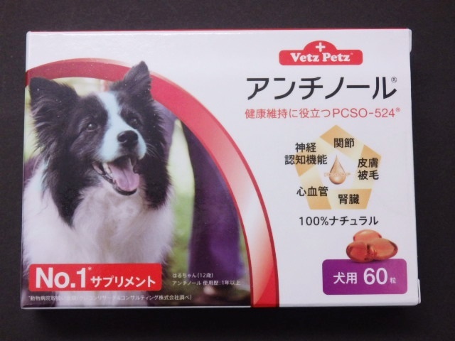 新品 即決 新品未開封 アンチノール 犬用 60粒 2箱セット 送料無料 賞味期限 22年10月 の落札情報詳細 ヤフオク落札価格情報 オークフリー スマートフォン版