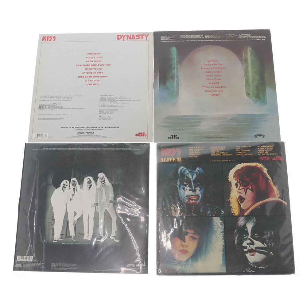 名古屋支店 Kiss レコード Alive2 Love Gun Dressed To Kill Dynasty 4点セット まとめ売り ジャンク の落札情報詳細 ヤフオク落札価格情報 オークフリー スマートフォン版