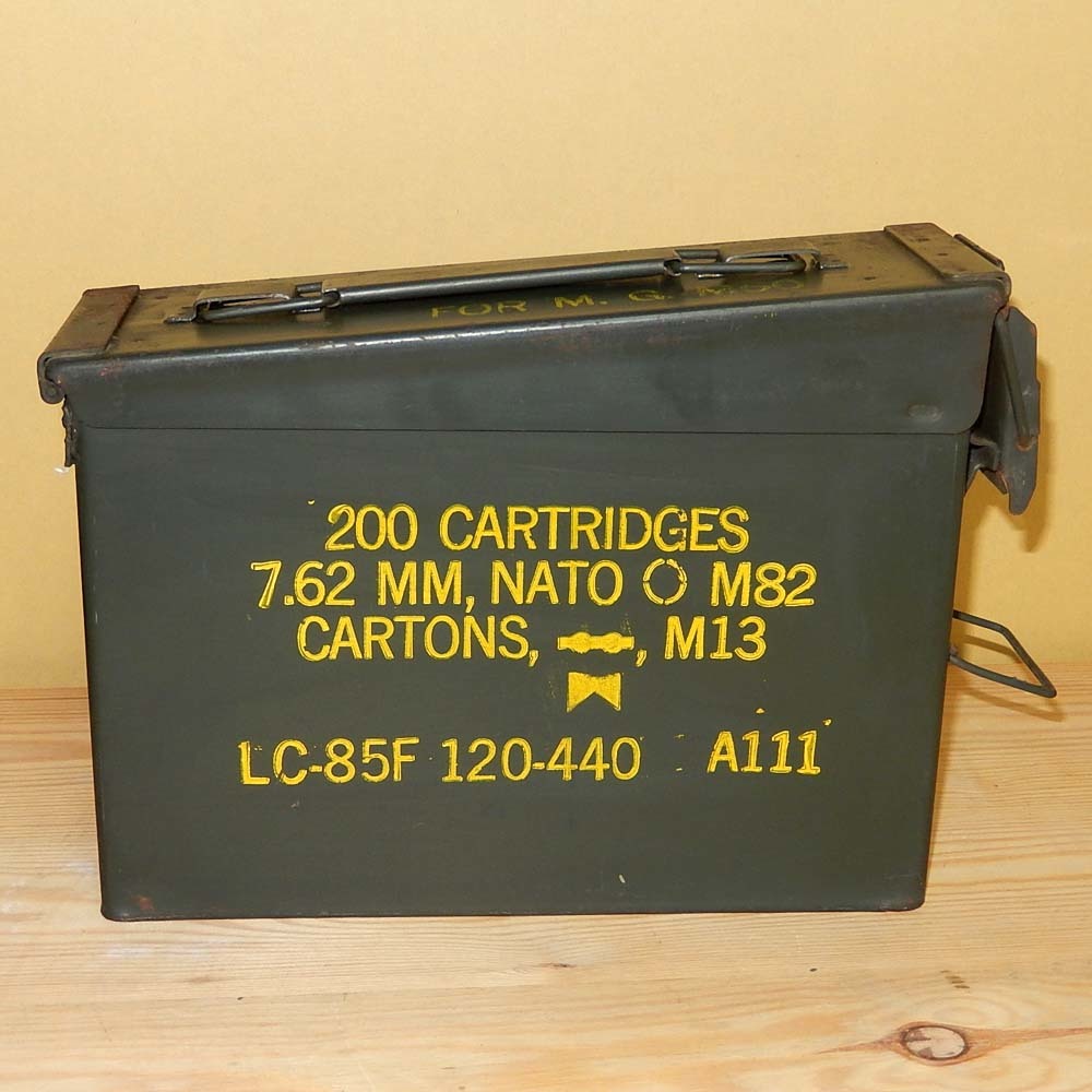 アンモボックス 7.62mm NATO弾 弾薬箱 ミニタリー NATO軍 6個