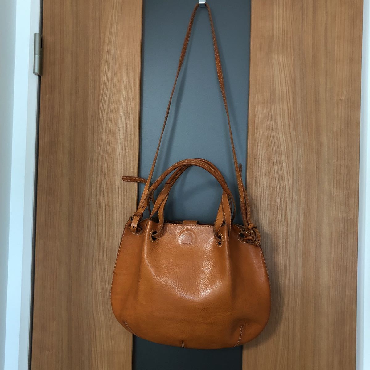 ゲンテン genten 2way ショルダーバッグ etade エターデ トートバッグ  