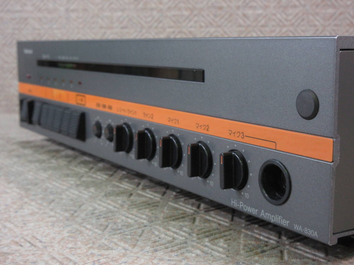 National / ハイパワーアンプ WA-830A / 卓上型音響装置 / Panasonic
