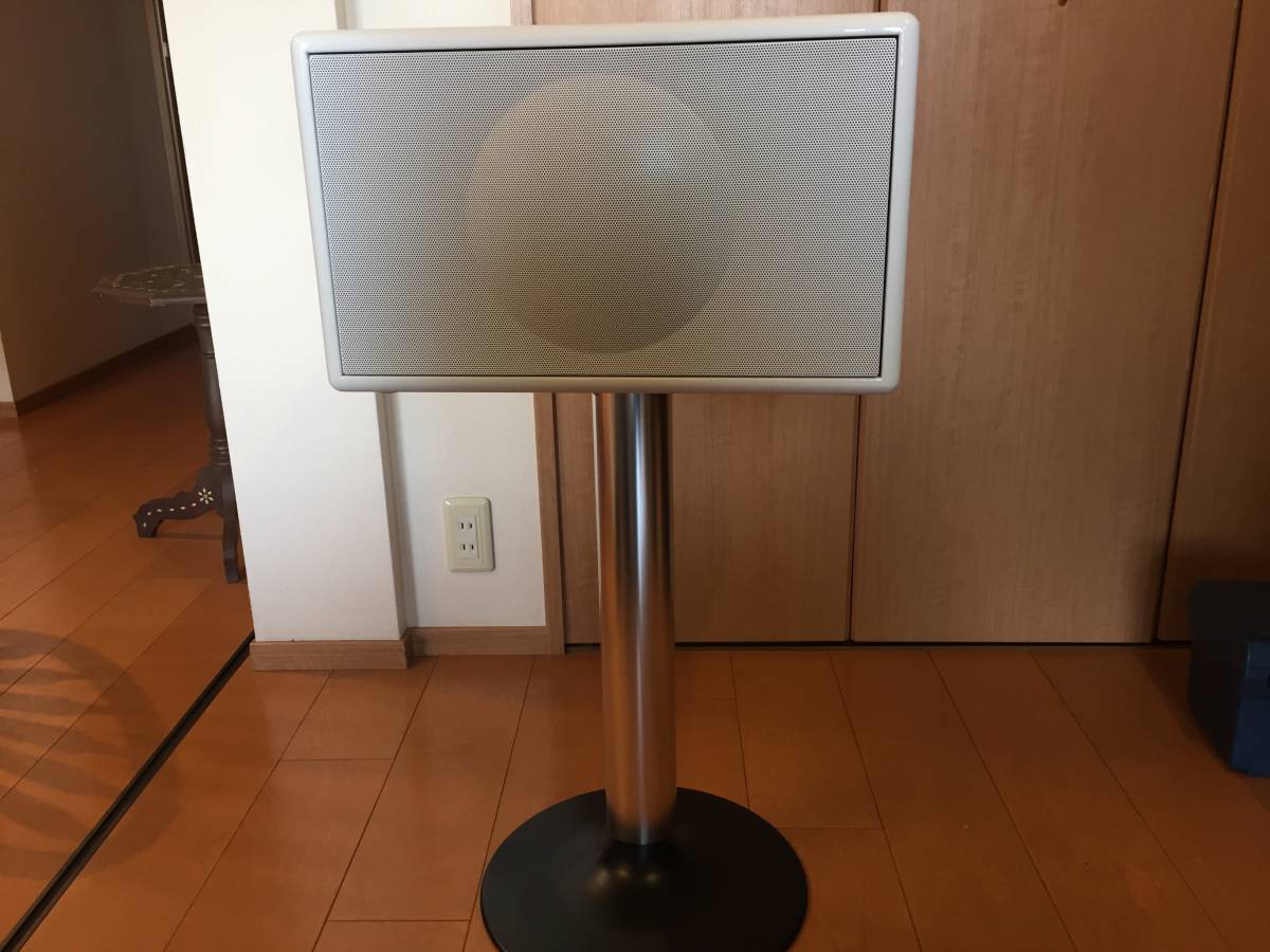 【動作品】GENEVA MODEL L ホワイト　スタンド付き GENEVA SOUND SYSTEM】MODEL L ホワイト スタンド付き