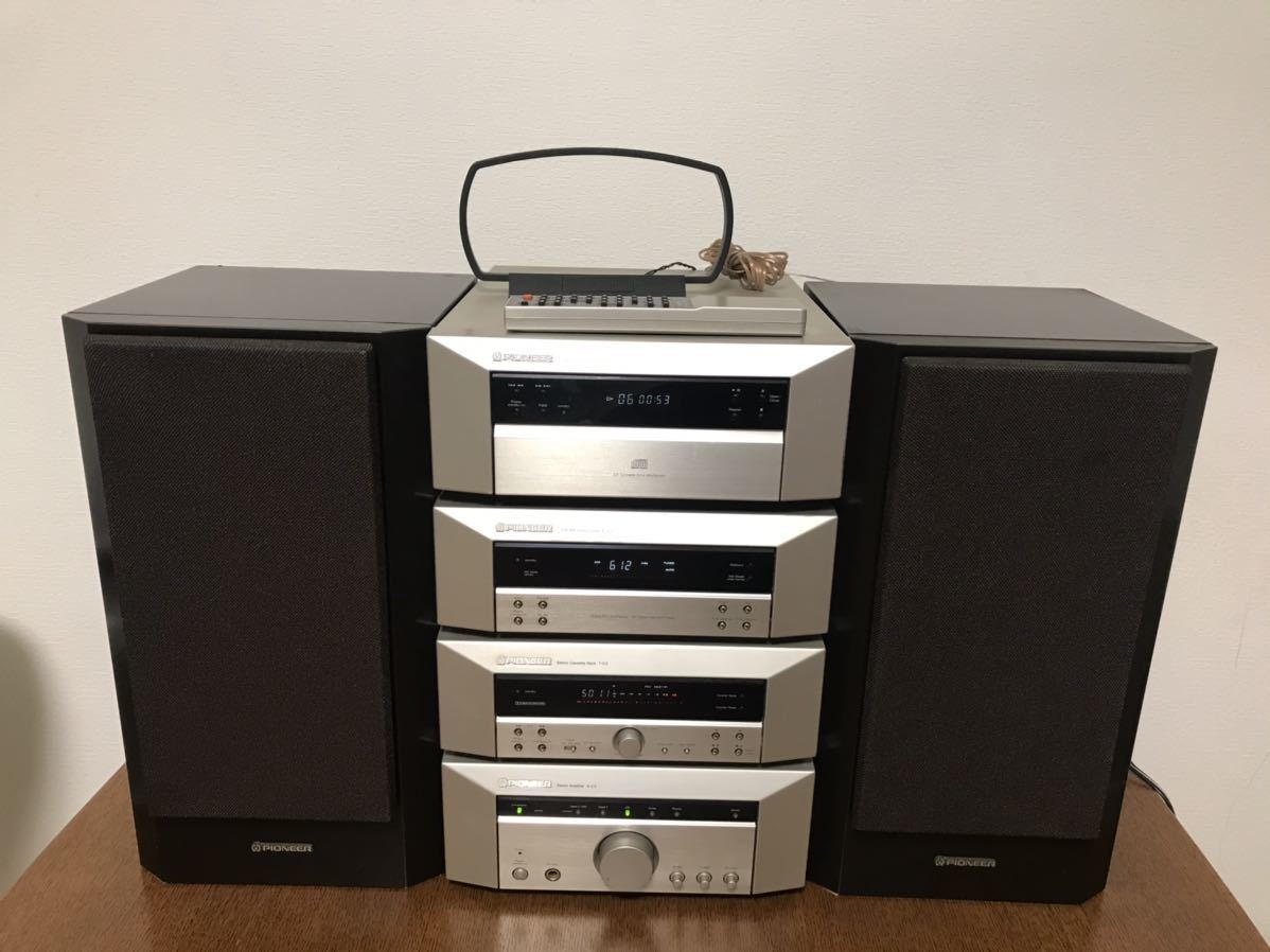 動作確認済】Pioneer A-C3, PD-C3 シルバー コンポ パイオニア PIONEER