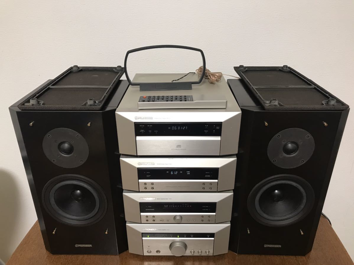 パイオニア PIONEER システムコンポ 【PD-C3 T-C3 A-C3 F-C3 S-C3-LR