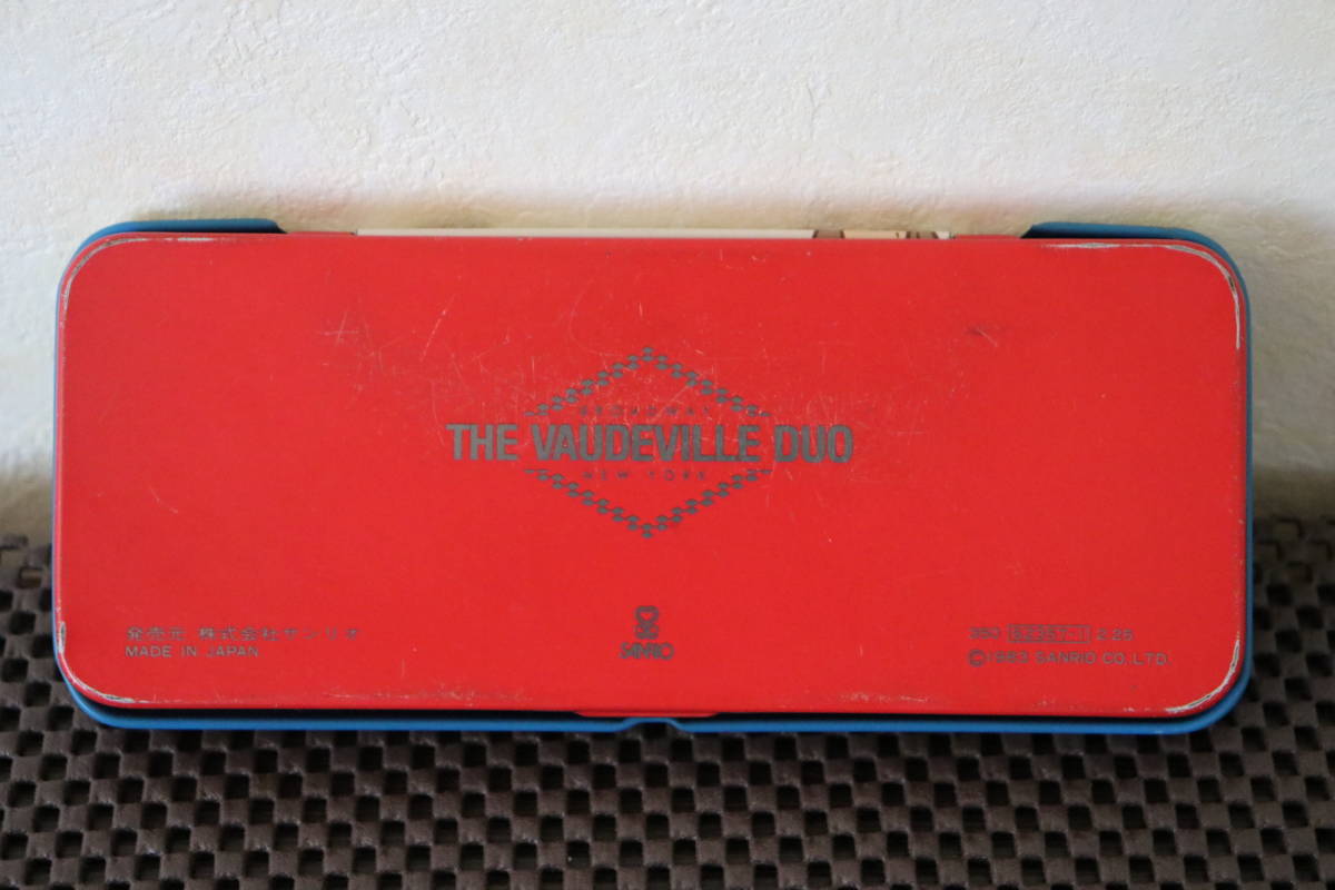 サンリオ THE VAUDEVILLE DUO 缶ペンケース ボードビルデュオ 筆箱**の