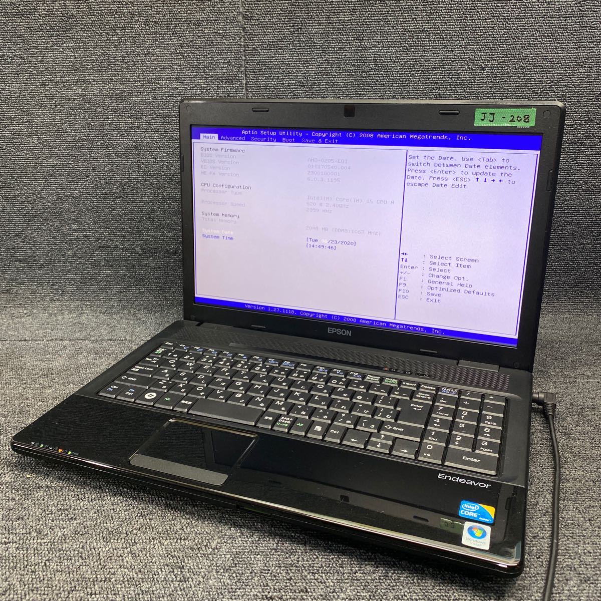 【k様限定】Core i7 ノートEpson  Endeavor NJ3300 15.6型ハイスペックノートPCを発売。さらにWindows 11搭載モデル